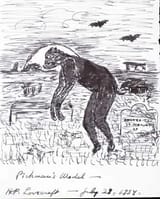 scary werewolf