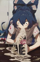 coke gorble gorble gorble spurt choke