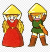 LinkZeldaTriforces