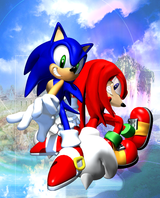 SonicAdventure_Art_PromotionalSonicKnuckles_NoBorder