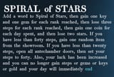 spiral of stars