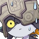 midna sweat anxious