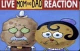 live mom and dad reaction