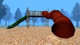 slide in the woods
