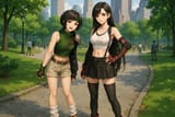 20250708_2307_Yuffie and Tifa in Park_simple_compose_01jznxqngqec5swp36g2adq10y