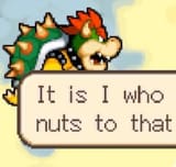 it is i who nuts to that