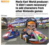 No Nintendo Char in MK