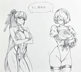 __2b_and_eve_nier_and_2_more_drawn_by_seishun_dendeke__a1653e5a6b9a4781dfea6a9ad9e7cf47