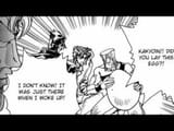kakyoin lays an egg