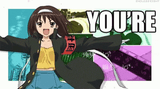 you&#039;re a faggot haruhi