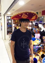 Found Mariachi Sombrero at airport gift shop. lol 