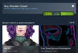 Wooden Ocean Steam Page