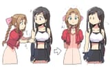 __tifa_lockhart_and_aerith_gainsborough_final_fantasy_and_2_more_drawn_by_tsubobot__2857db25b774704034944b29592c6a39