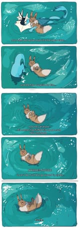 vaporeon young