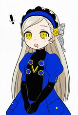 lavenza (persona 5), chibi, drooling s-2161868855