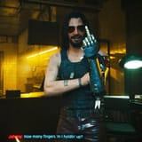 Johhny Silverhand finger