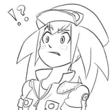 Confused army girl
