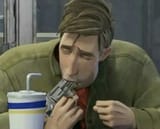 gun to mouth