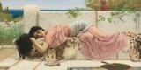 When_the_heart_is_young,_by_John_William_Godward