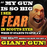 Heavy&#039;s big weapon