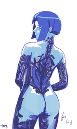 84943 - 1girl artist_unknown ass cortana halo