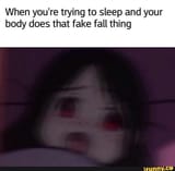 sleeping fall