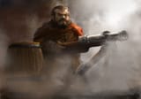 Dwarf with a big gun