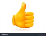 stock-vector-vector-illustration-of-yellow-color-thumb-up-emoticon-on-white-background-d-style-design-of-2129149331