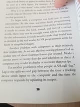 Flash back to &#039;96 vr, where they had 14hz refreshrate and monumental input lag.