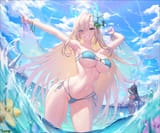 beautiful asuna bikini