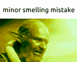 minor-smelling-mistake