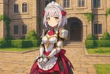 20250711_0132_Noelle at Mansion Entrance_simple_compose_01jzvaw6knfhvr337c3t9xsc49