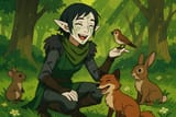 20250711_0143_Elf in Forest Clearing_simple_compose_01jzvbf3a0ewr85w0za38ahar8