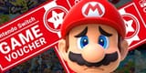 A-sad-looking-Mario-infront-of-Nintendo-Switch-Game-Vouchers
