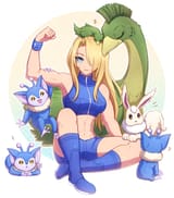 __samus_aran_etecoon_dachora_and_pyonchi_metroid_and_1_more_drawn_by_enni__aaa62f4484891ecf4b85db2ee95317ce