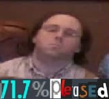717 percent pleased