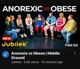 anorexia vs. obese