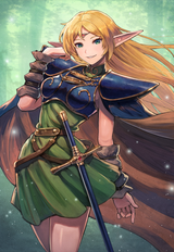 yande.re 623640 armor deedlit dress elf kuroi_susumu pointy_ears record_of_lodoss_war sword