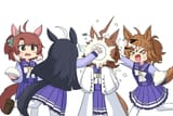 __agnes_tachyon_manhattan_cafe_jungle_pocket_and_dantsu_flame_umamusume_drawn_by_kuroshiro1011__dc26cdc1f9ee261a4e8bd4901248a0b7