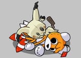 mimikyu and tails doll