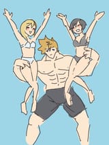 buff roxas by junie