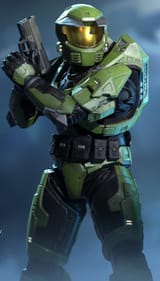 master chief with really ugly anti aliasing