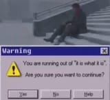 it is