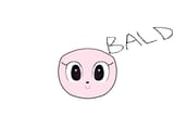 pink rabbit bald