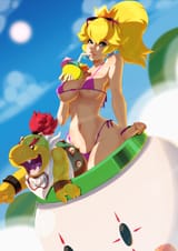 bowser jr peach