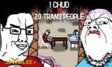 1 chud vs 20 xisters
