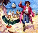 Long-John-Silver-and-his-Parrot