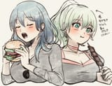Bylie A Cute Eating