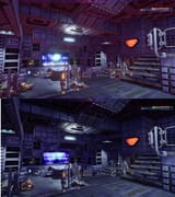 system shock red vs no red tint comparison