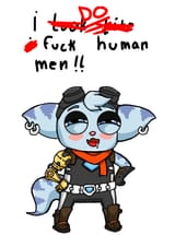 106529 - 1girl artist_unknown chibi drool furry goggles prosthetic ratchet_&amp;amp;_clank ratchet_&amp;amp;_clank_rift_apart rivet text